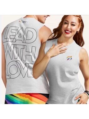 Peloton Lead With Love Unisex Muscle Tank - Size M (NWOT)